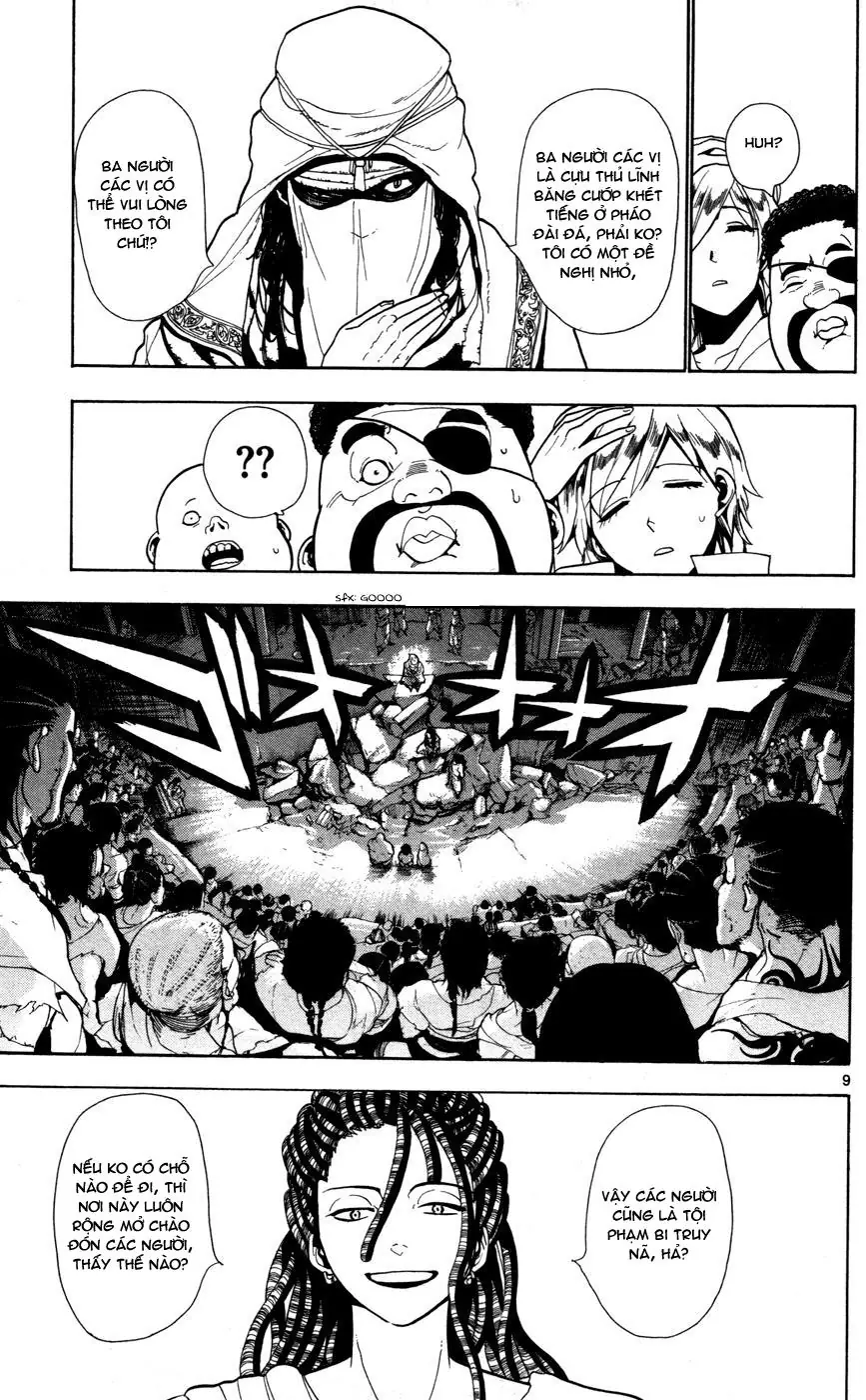 Magi: Bậc Thầy Pháp Thuật Chapter 36 - Trang 9