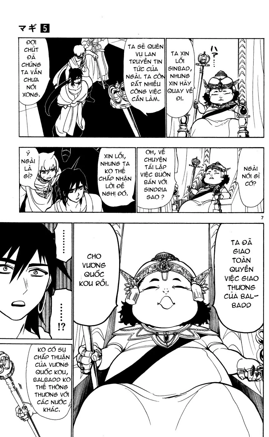 Magi: Bậc Thầy Pháp Thuật Chapter 44 - Trang 9