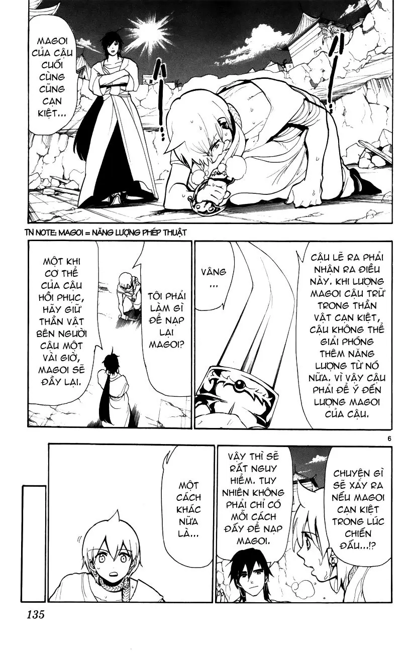 Magi: Bậc Thầy Pháp Thuật Chapter 56 - Trang 8