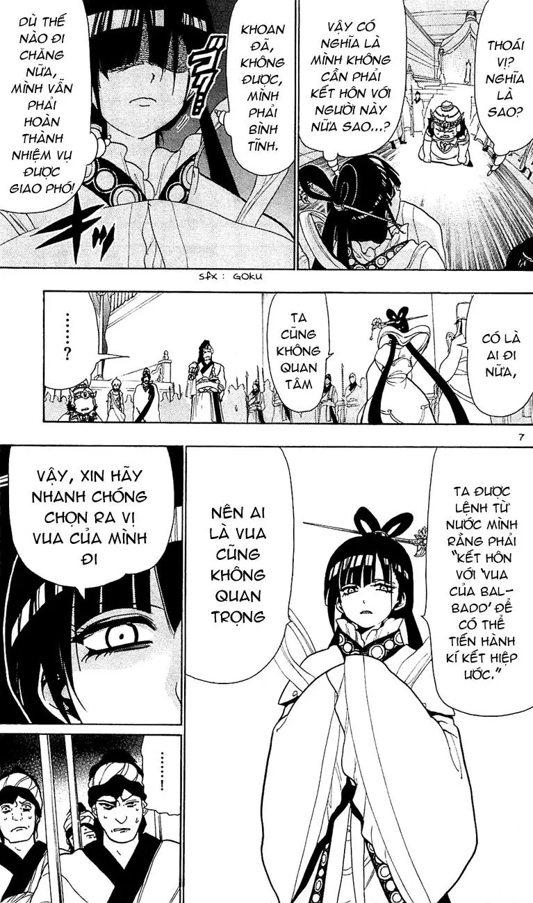 Magi: Bậc Thầy Pháp Thuật Chapter 62 - Trang 9