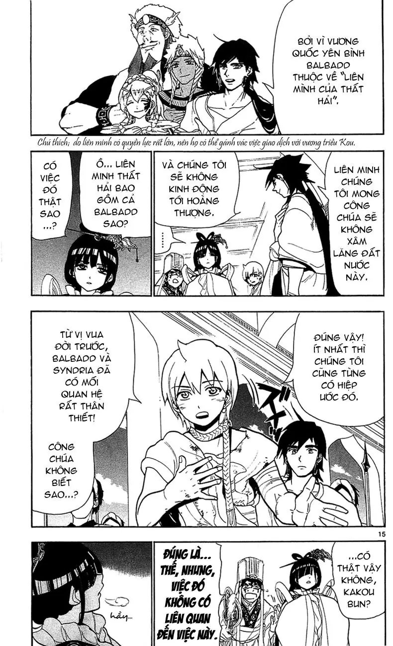 Magi: Bậc Thầy Pháp Thuật Chapter 63 - Trang 18