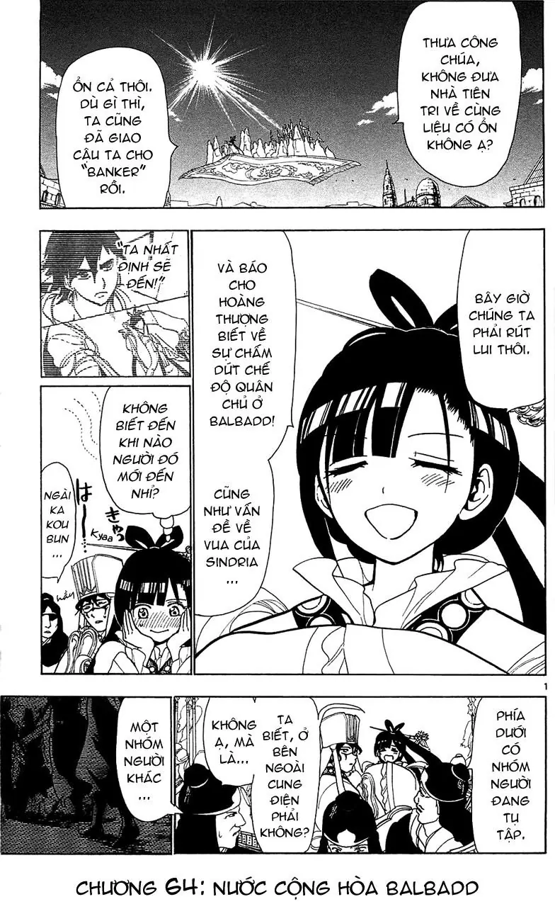 Magi: Bậc Thầy Pháp Thuật Chapter 64 - Trang 3