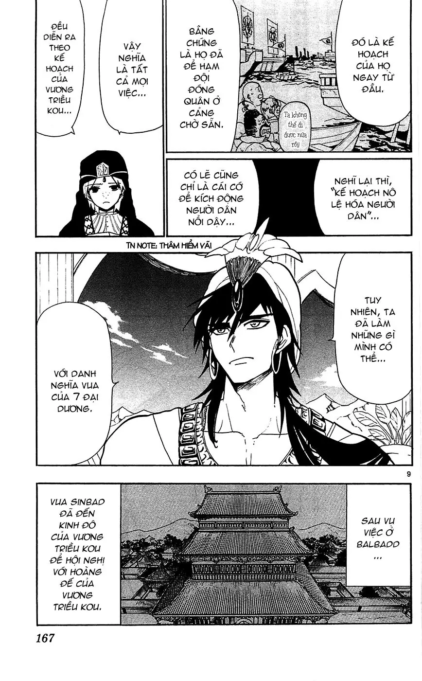 Magi: Bậc Thầy Pháp Thuật Chapter 77 - Trang 11