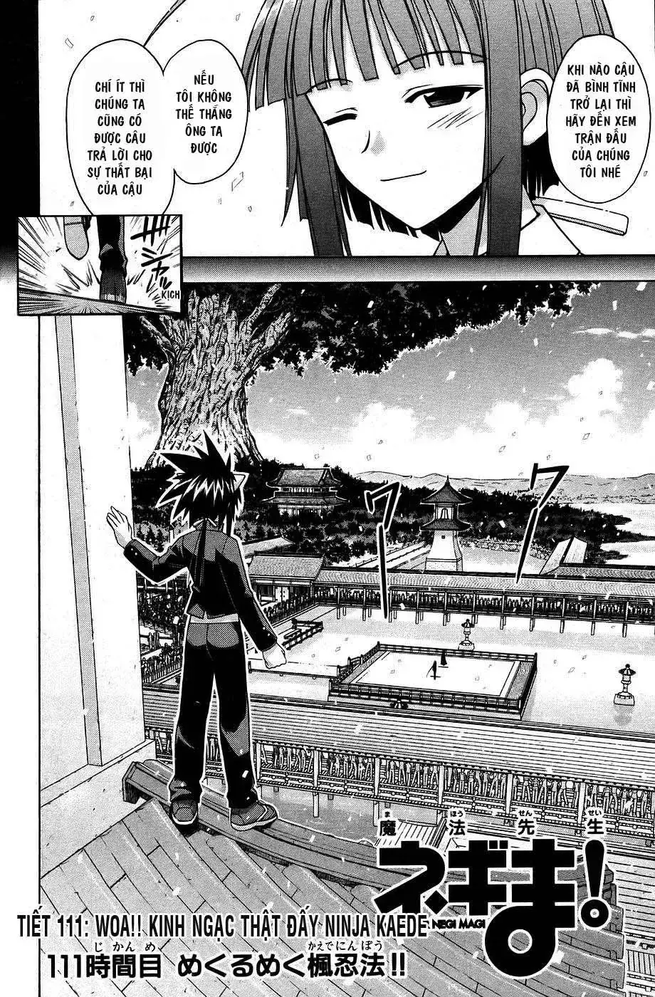 Mahou Sensei Negima Chapter 111 - Trang 4