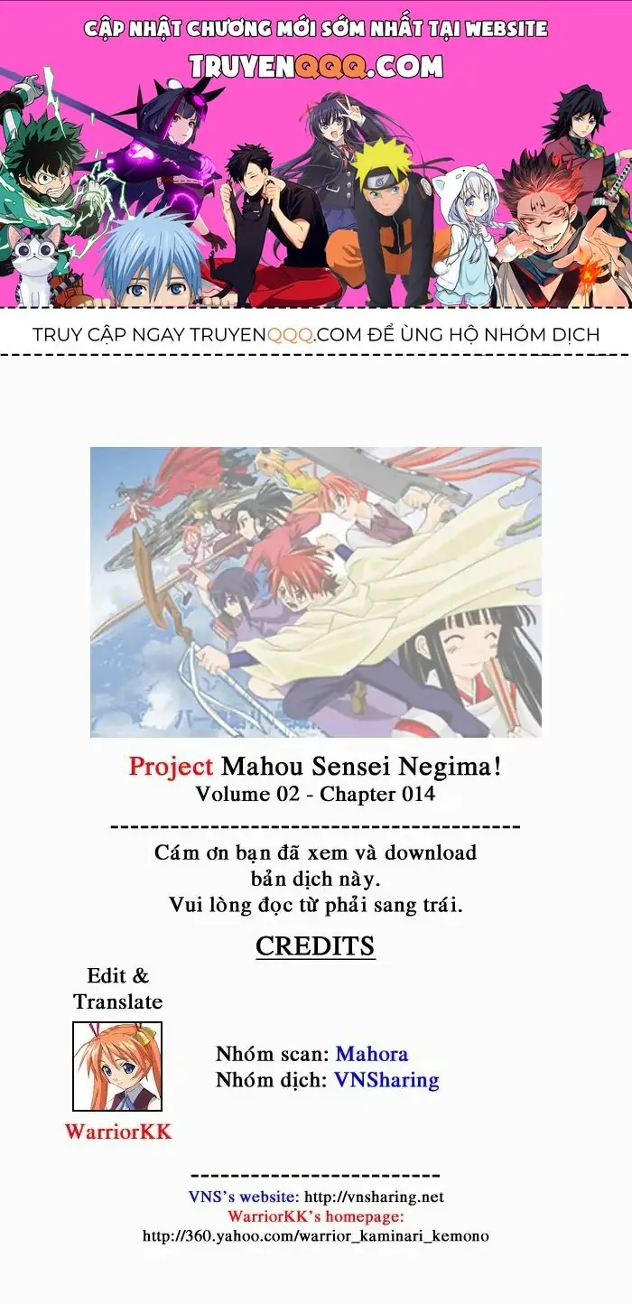 mahou sensei negima! Chapter 14 - Trang 2