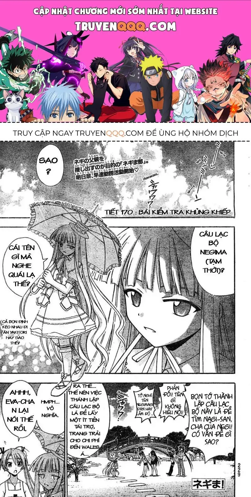 Mahou Sensei Negima Chapter 170 - Trang 2