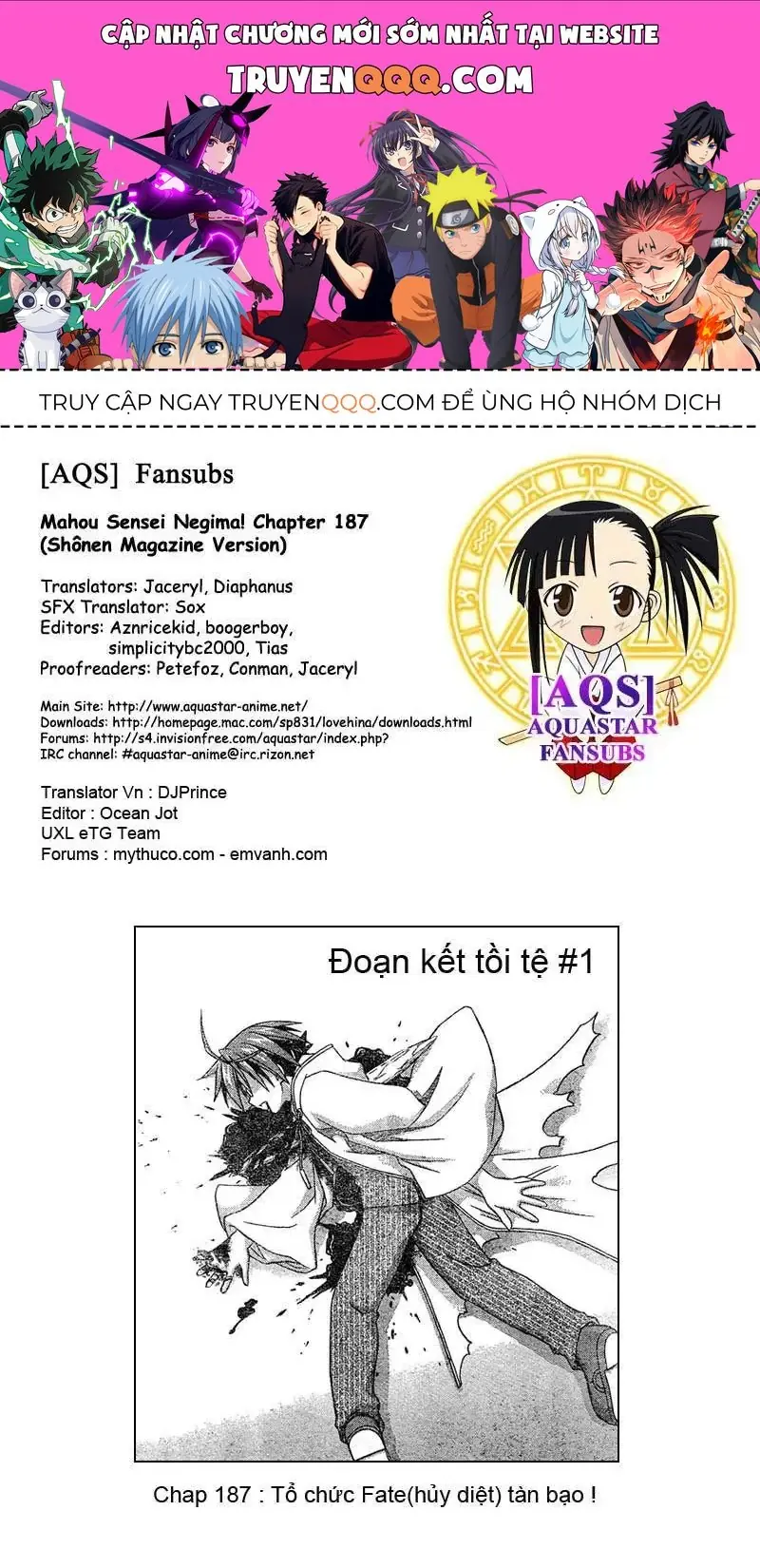 Mahou Sensei Negima Chapter 187 - Trang 2