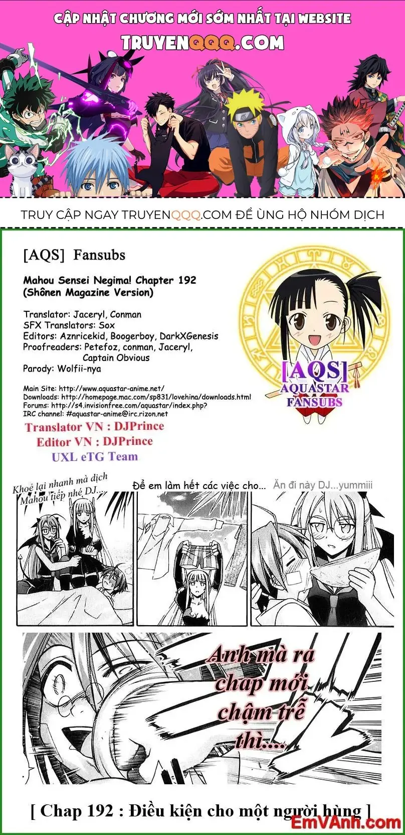 Mahou Sensei Negima Chapter 192 - Trang 2