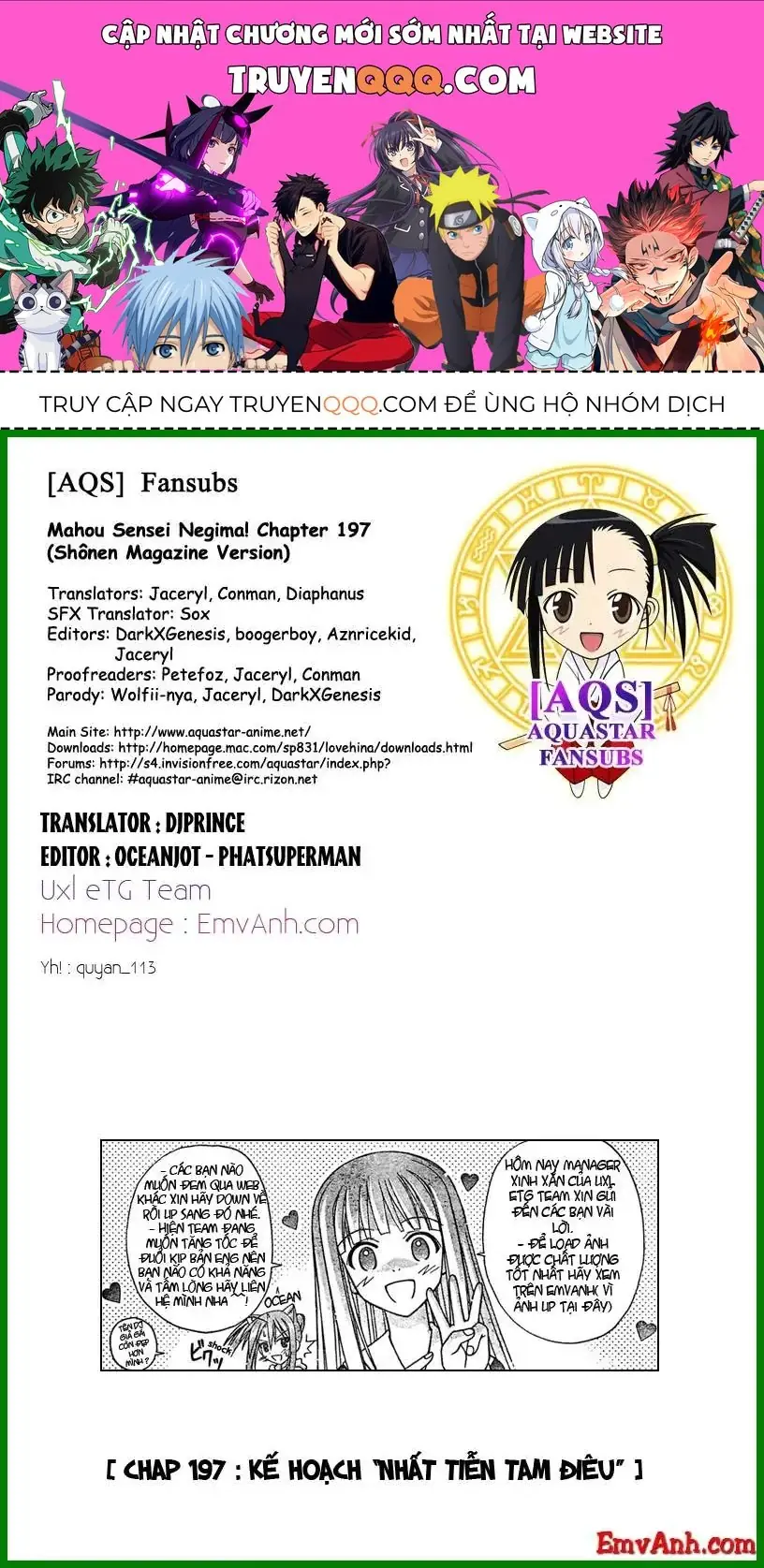 mahou sensei negima! Chapter 197 - Trang 2