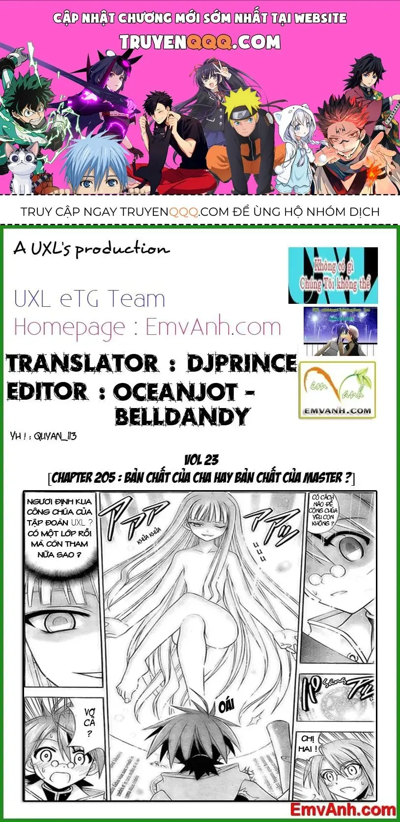 mahou sensei negima! Chapter 205 - Trang 2