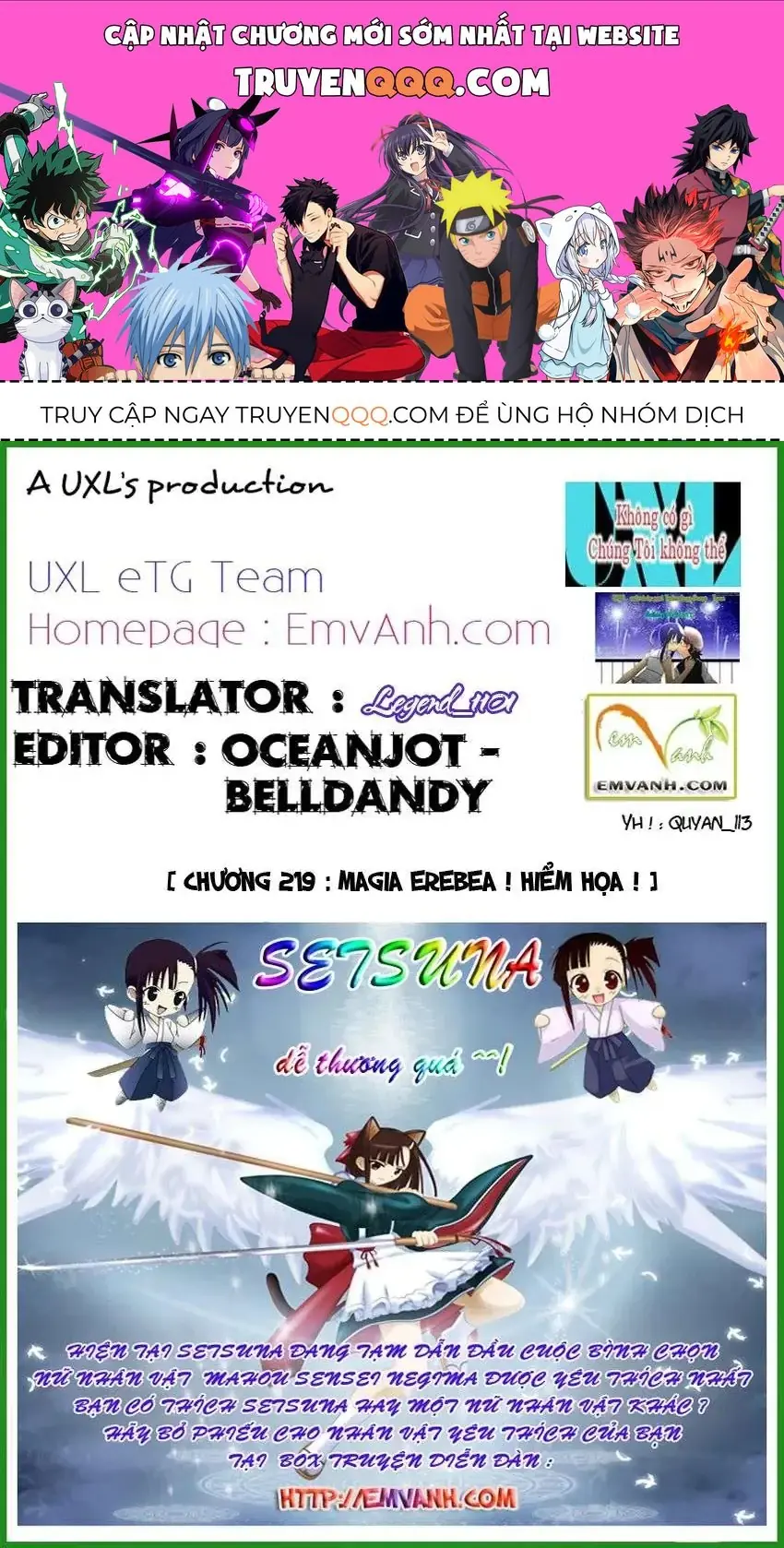 mahou sensei negima! Chapter 219 - Trang 2