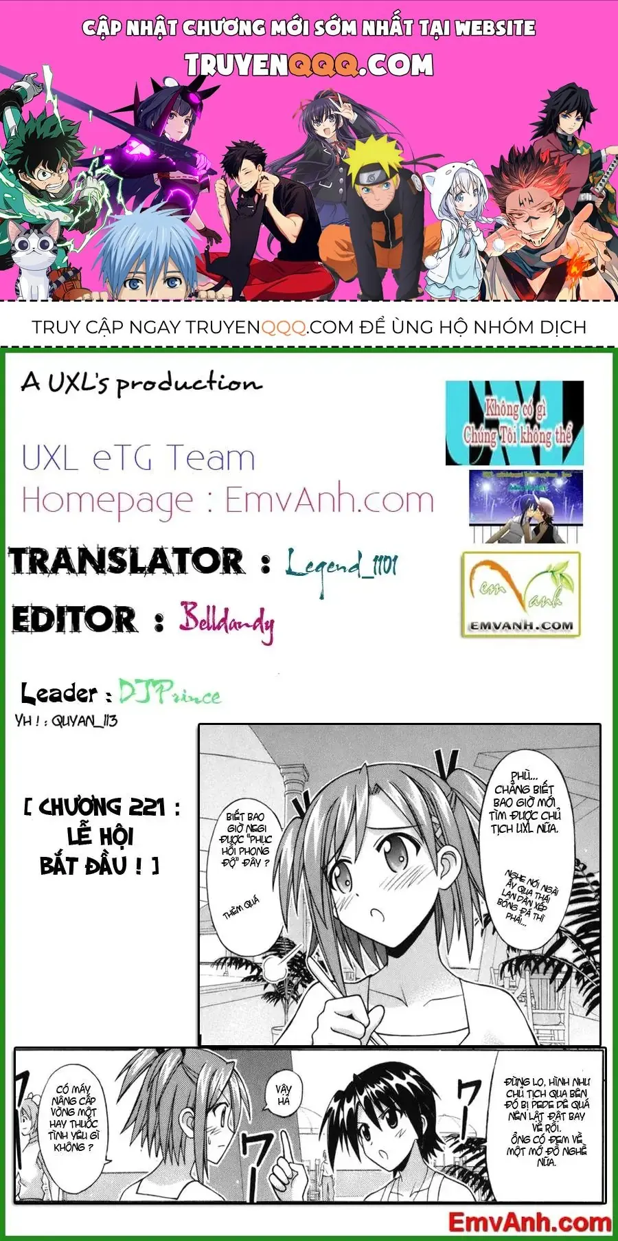 mahou sensei negima! Chapter 221 - Trang 2