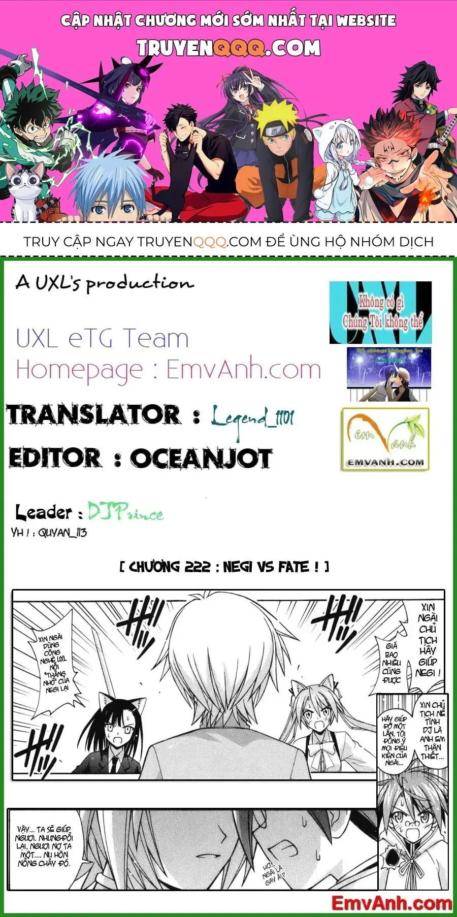 Mahou Sensei Negima Chapter 222 - Trang 2