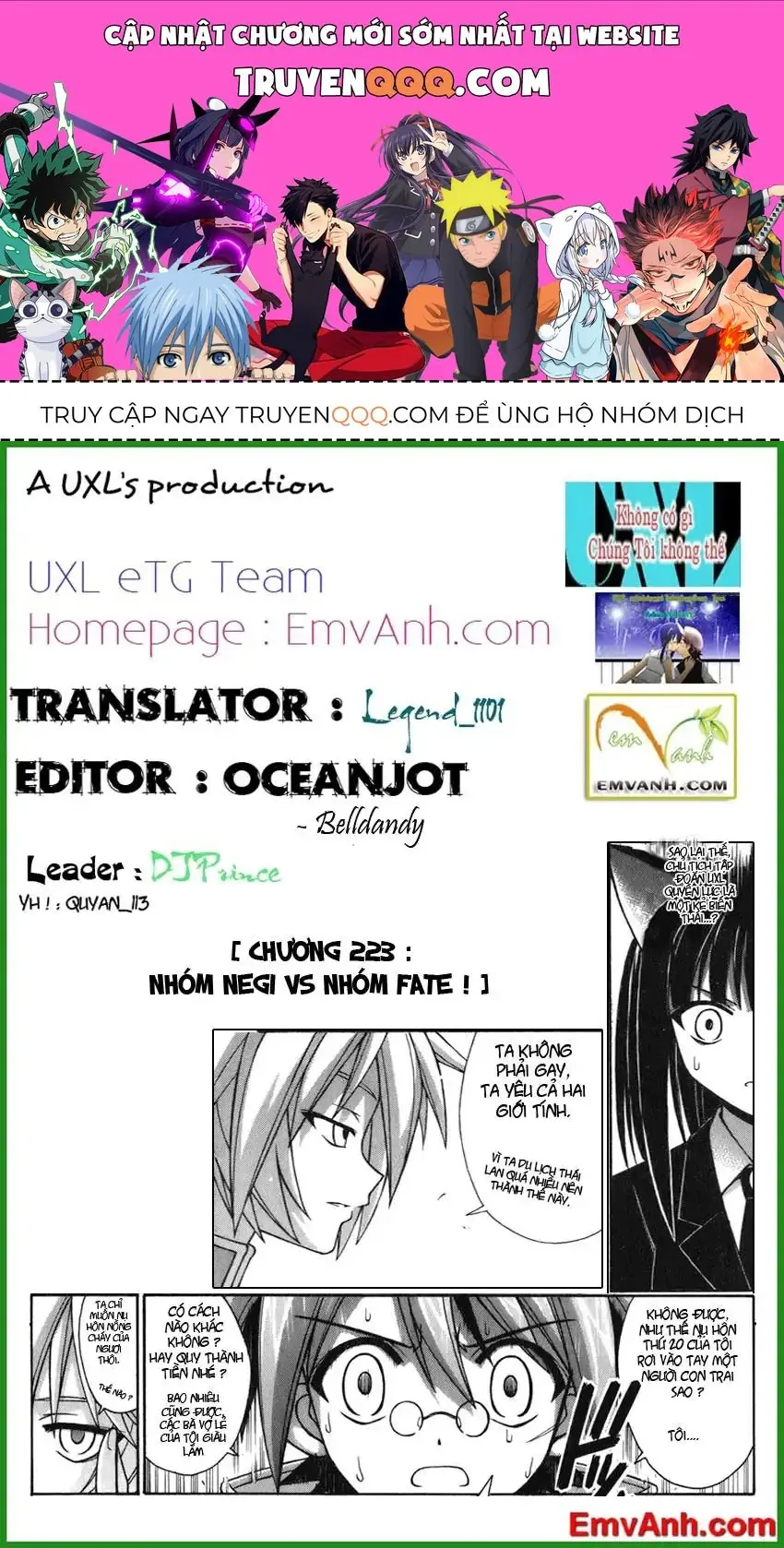 mahou sensei negima! Chapter 223 - Trang 2