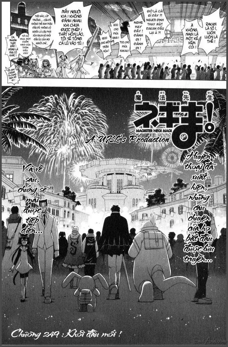 mahou sensei negima! Chapter 249 - Trang 4