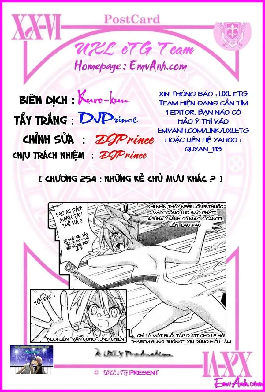mahou sensei negima! Chapter 254 - Trang 4