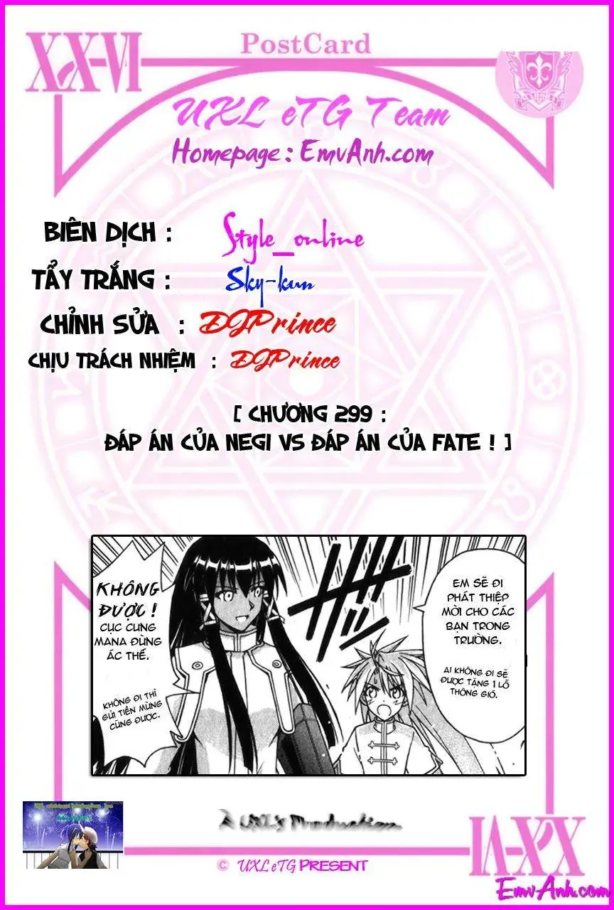 mahou sensei negima! Chapter 299 - Trang 4