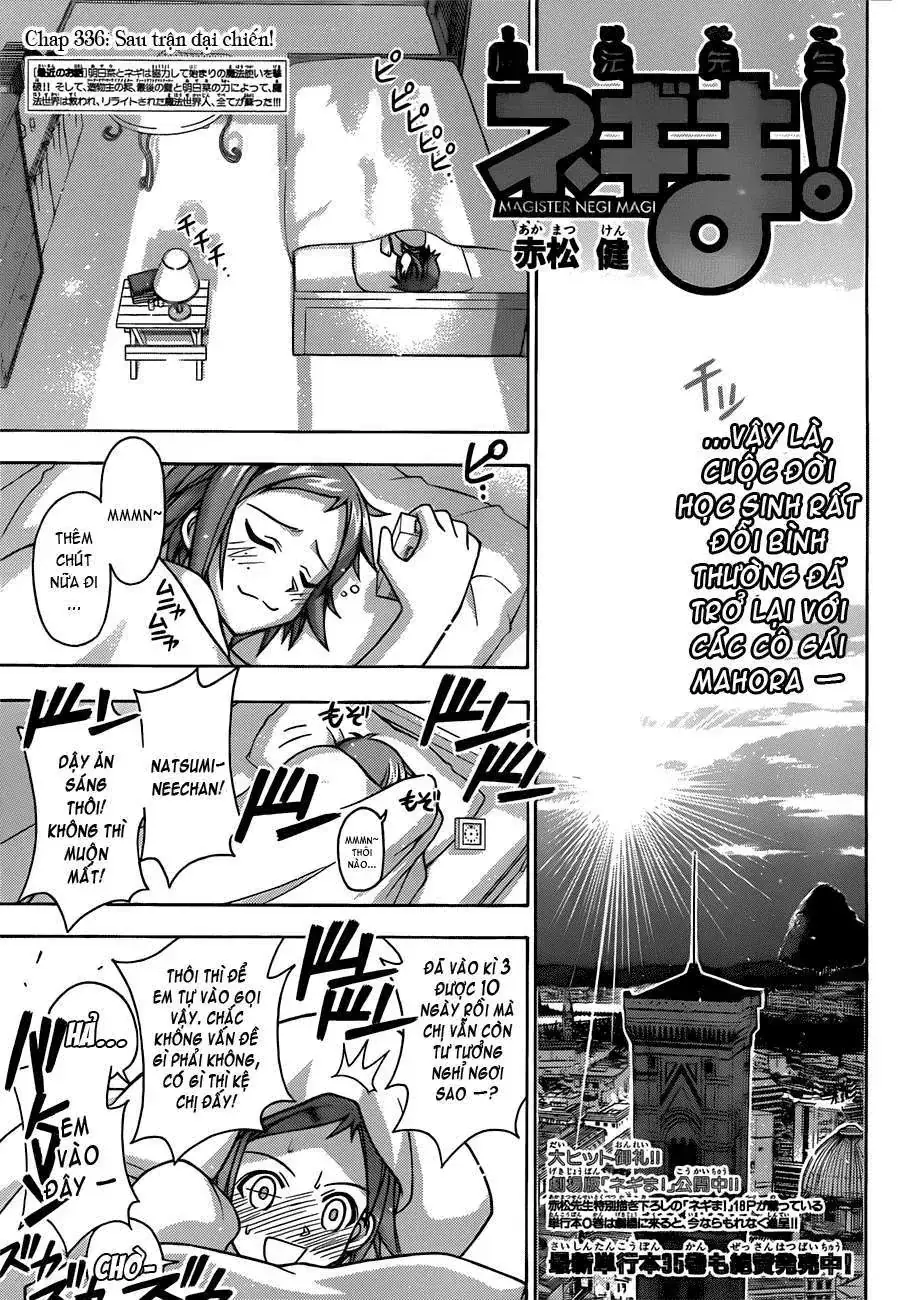 mahou sensei negima! Chapter 336 - Trang 3
