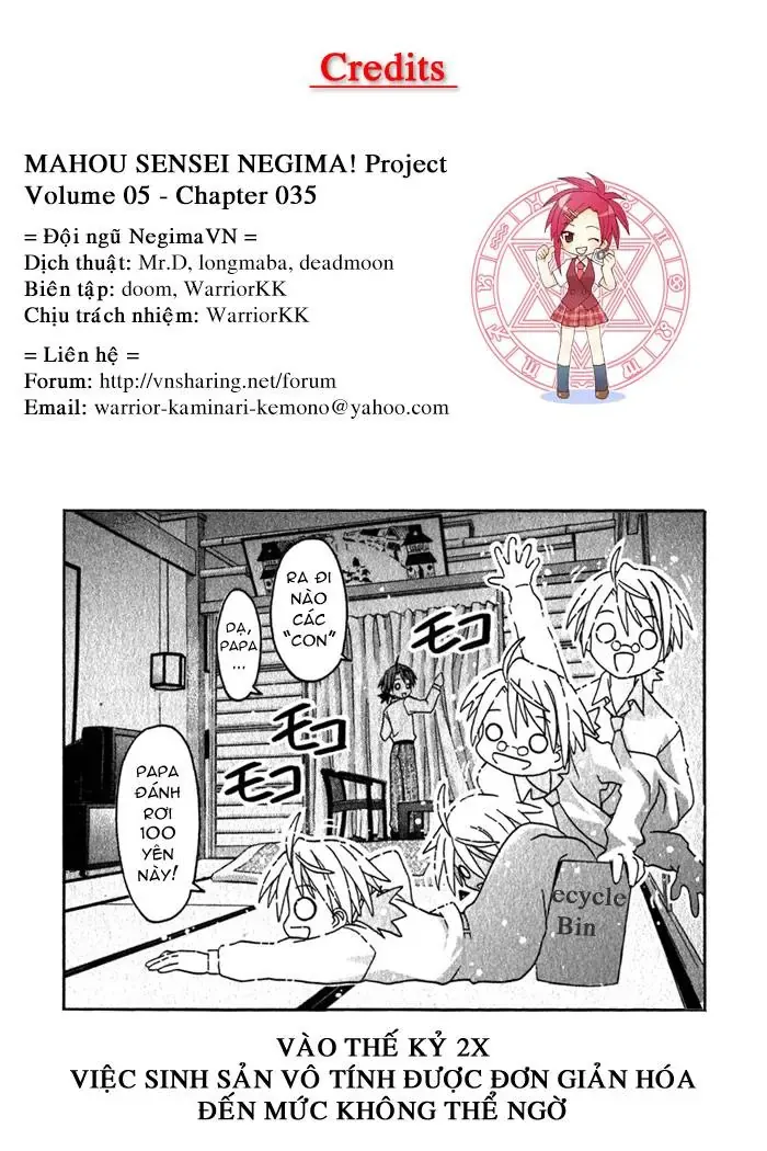 mahou sensei negima! Chapter 35 - Trang 5