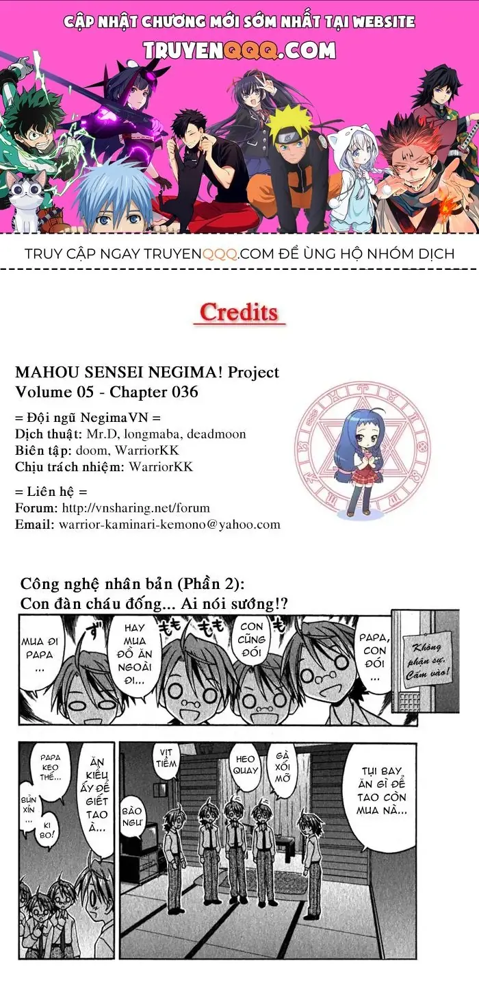 mahou sensei negima! Chapter 36 - Trang 2