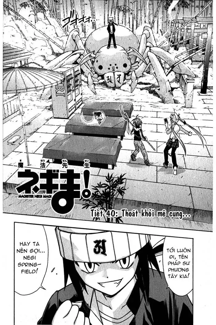 mahou sensei negima! Chapter 40 - Trang 4
