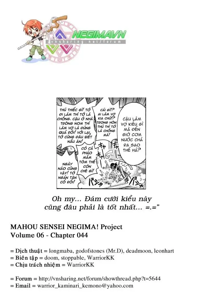 mahou sensei negima! Chapter 44 - Trang 5