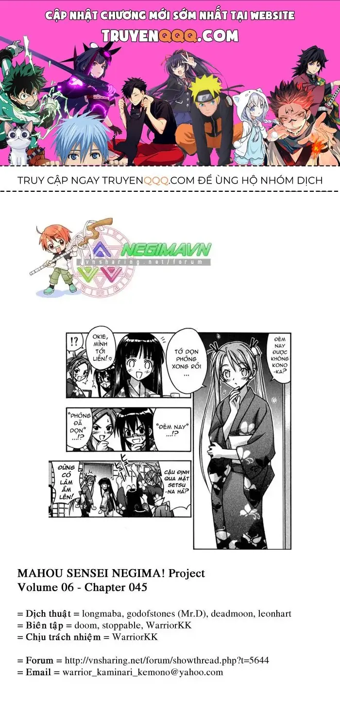 mahou sensei negima! Chapter 45 - Trang 2