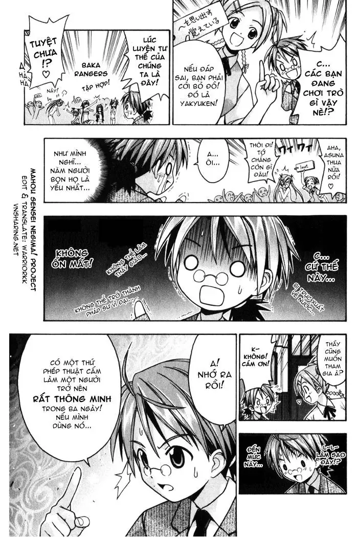 mahou sensei negima! Chapter 7 - Trang 18