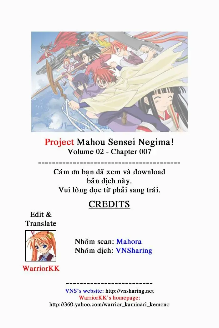 mahou sensei negima! Chapter 7 - Trang 5