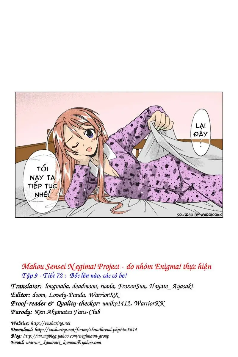 Mahou Sensei Negima Chapter 72 - Trang 4