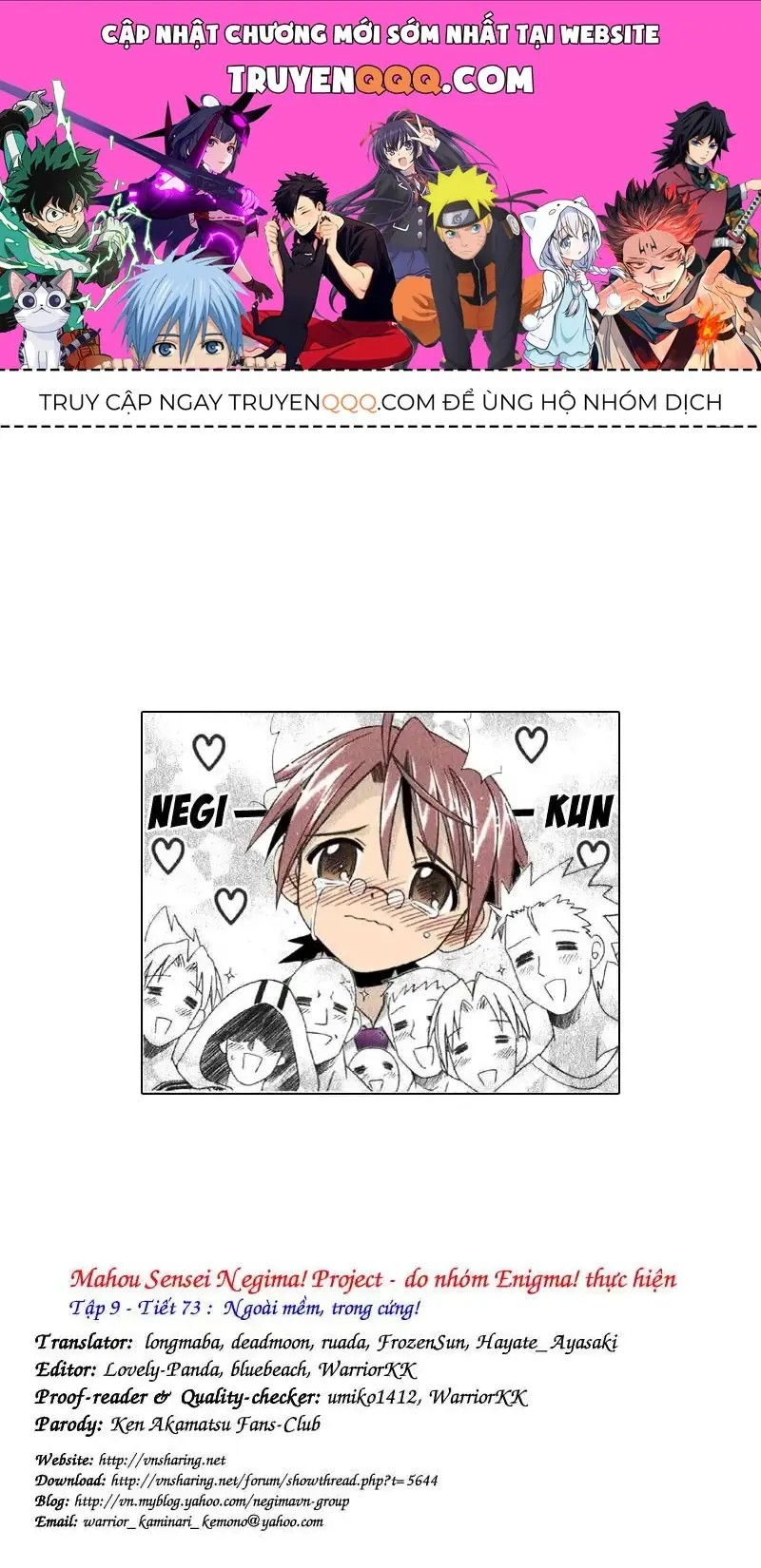 Mahou Sensei Negima Chapter 73 - Trang 2