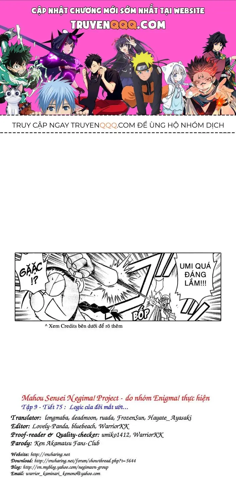 mahou sensei negima! Chapter 75 - Trang 2