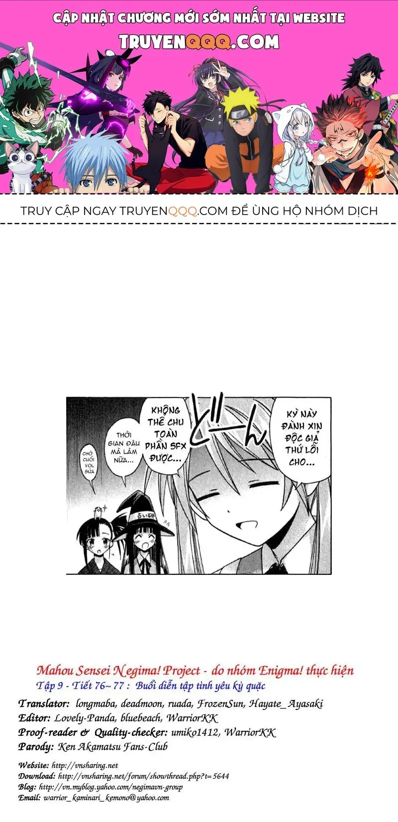 mahou sensei negima! Chapter 76 - Trang 2