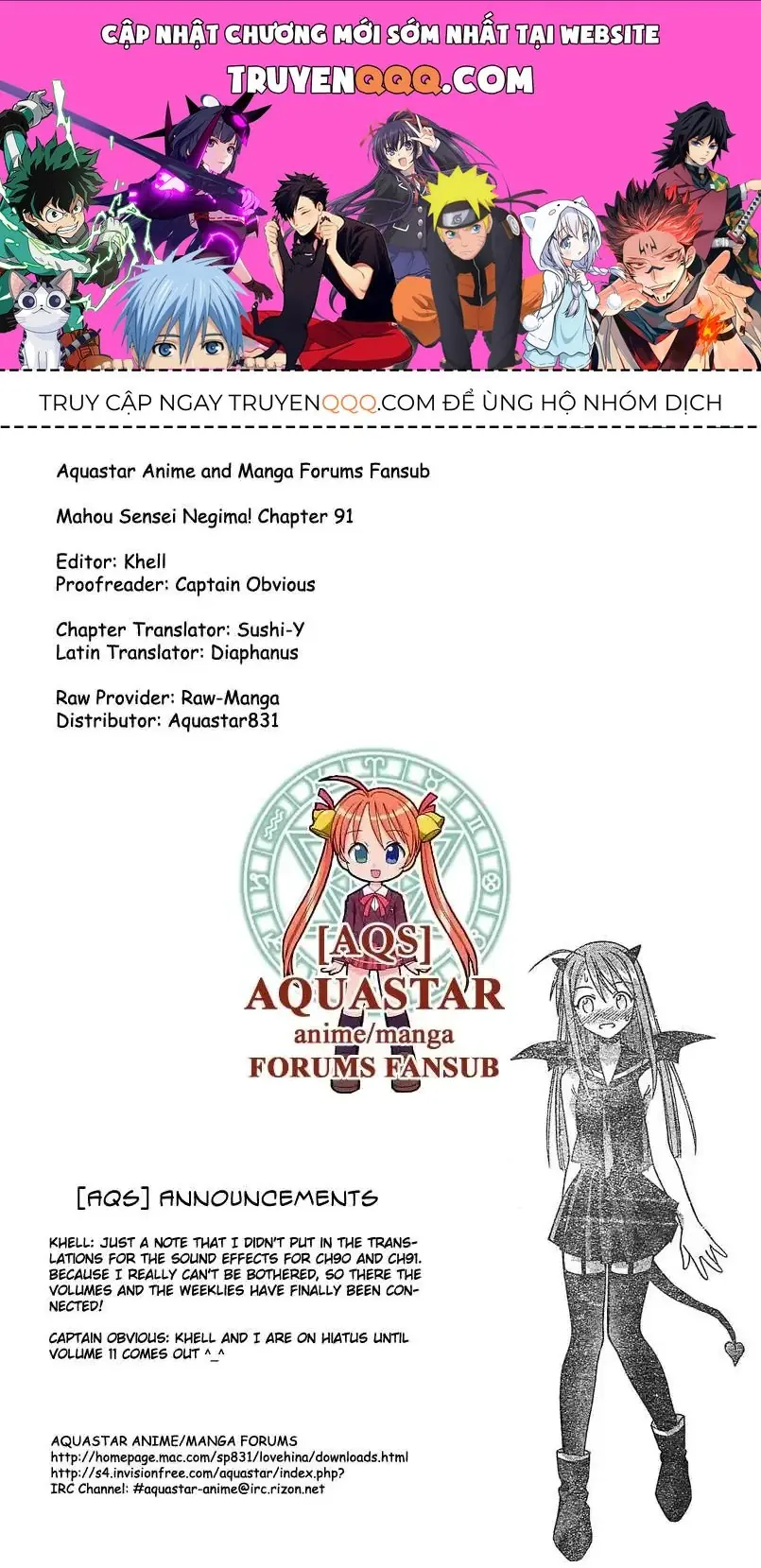 mahou sensei negima! Chapter 91 - Trang 2