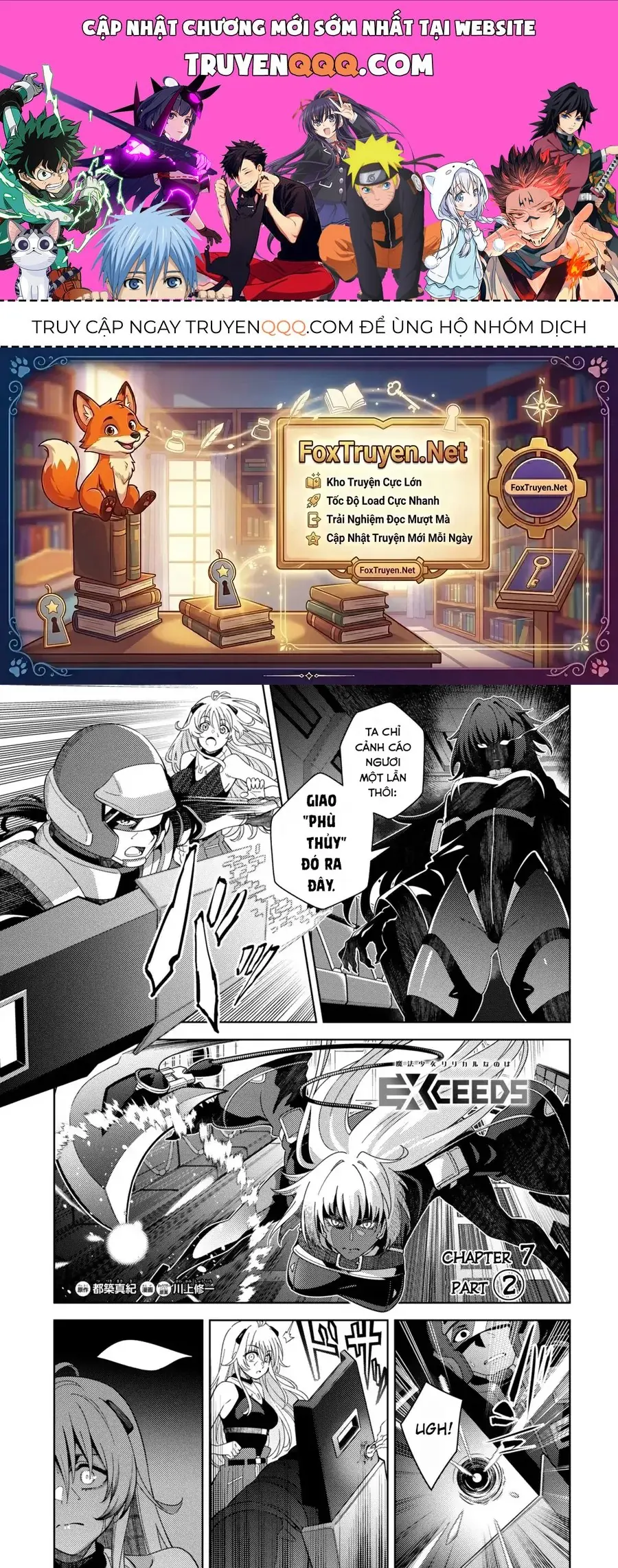 Mahou Shoujo Lyrical Nanoha Exceeds Chapter 7.2 - Trang 2