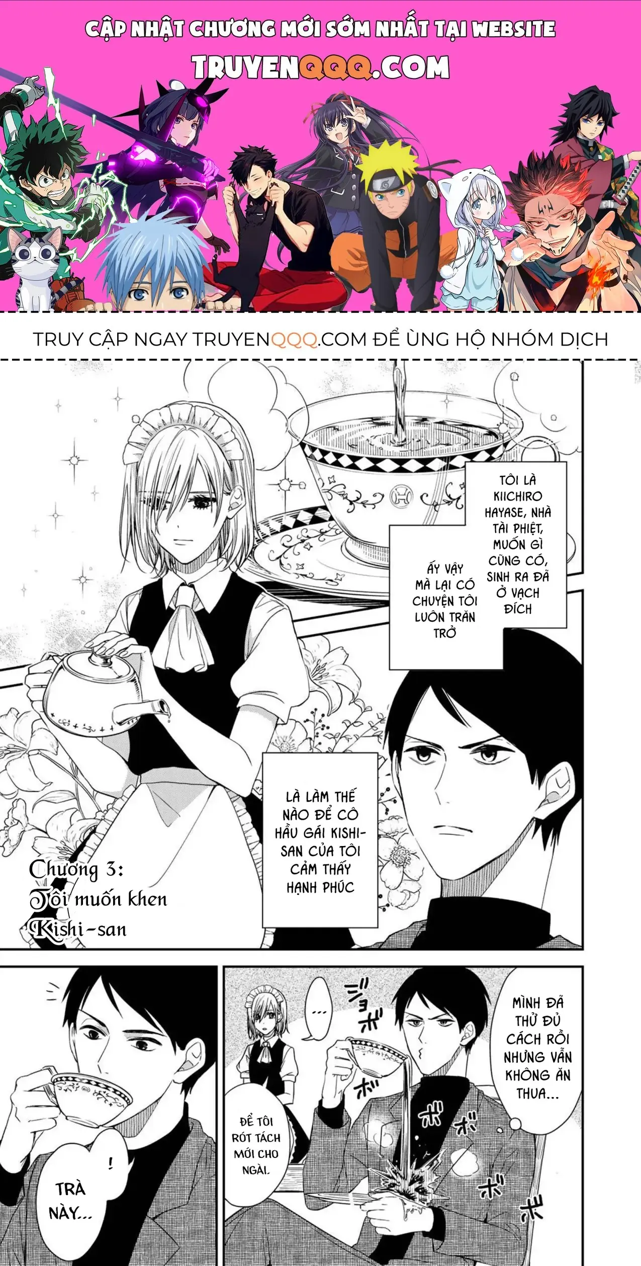 Maid No Kishi-San Chapter 3 - Trang 2