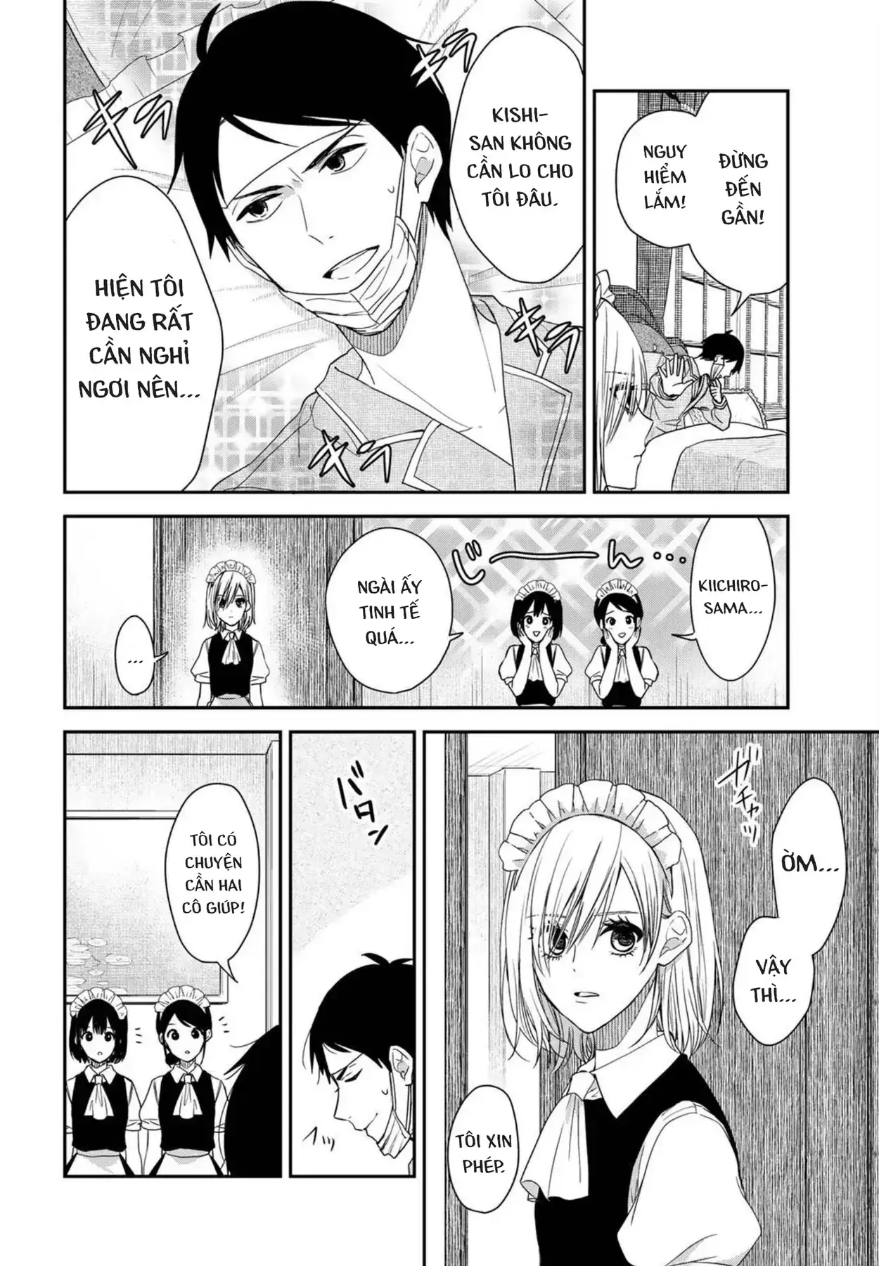 Maid No Kishi-San Chapter 4 - Trang 3