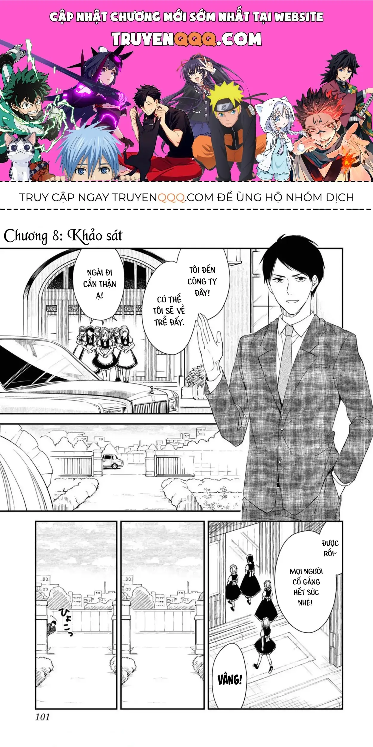 Maid No Kishi-San Chapter 8 - Trang 2