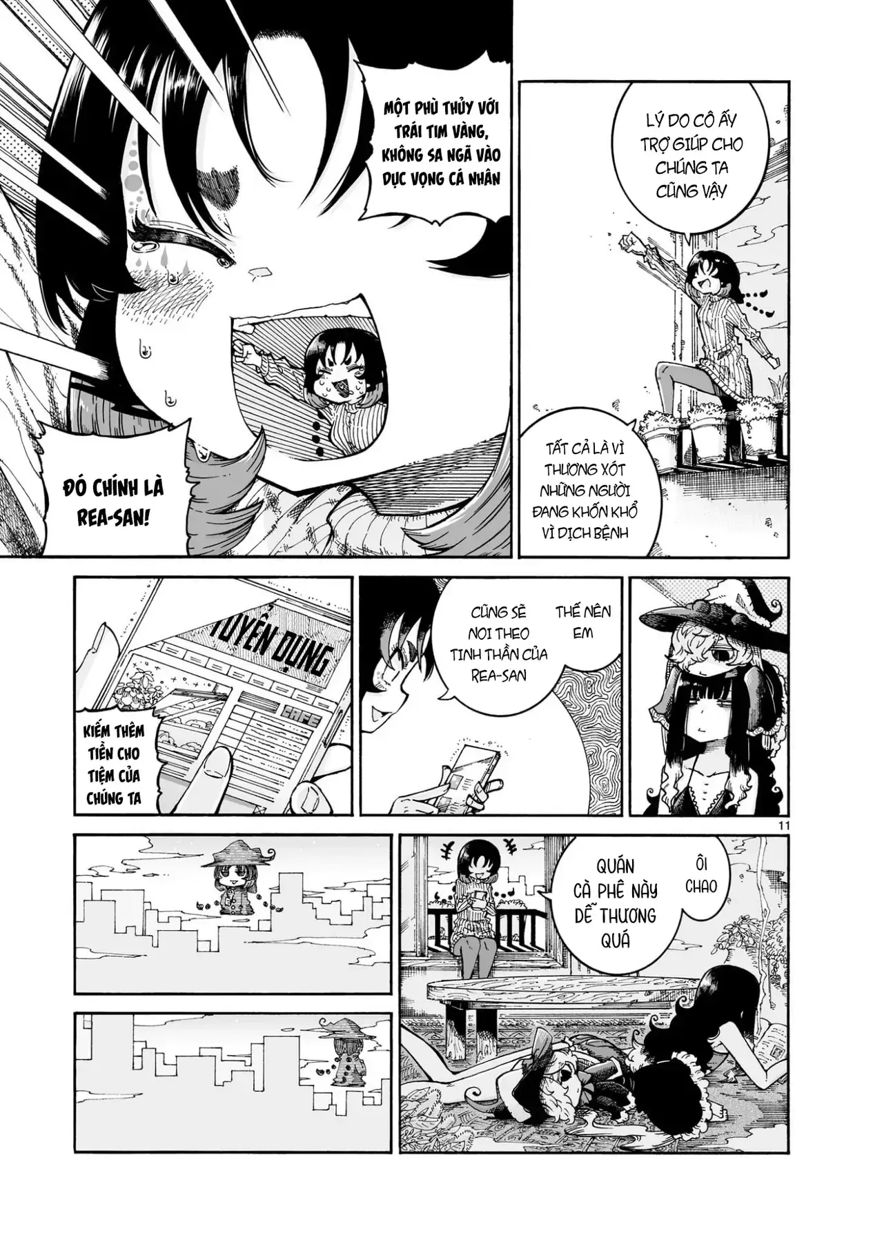 Majo To Kyurasu - Phù Thủy Phê Pha Chapter 10.2 - Trang 13