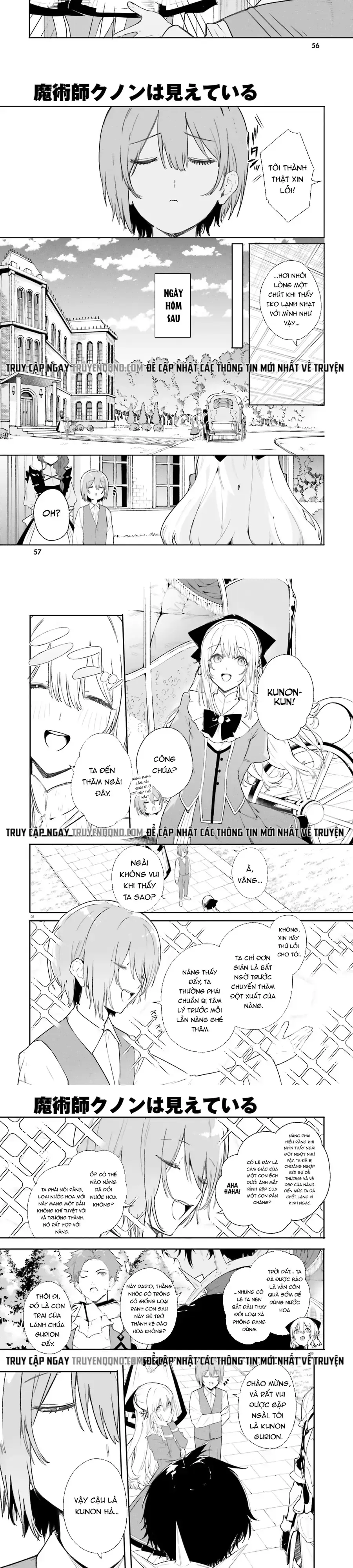 Majutsushi Kunon wa Miete Iru Chapter 10 - Trang 4