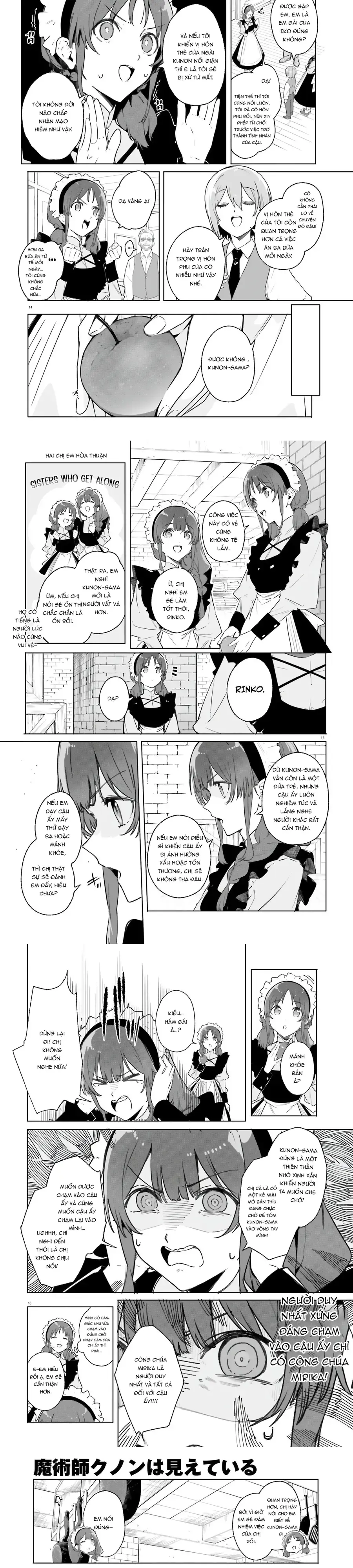 Majutsushi Kunon wa Miete Iru Chapter 14 - Trang 6