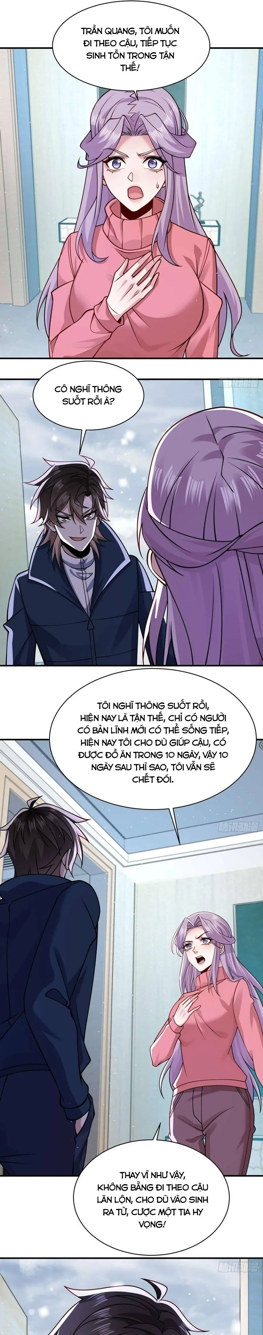 Mạt Thế Hàn Băng: Ta Tích Trữ Trăm Tỷ Vật Tư Chapter 108 - Trang 3