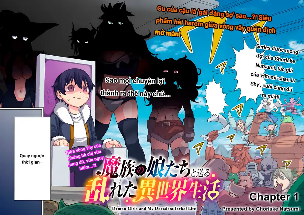 Mazoku No Musume-Tachi To Okuru Midareta Isekai Seikatsu Chapter 1 - Trang 3