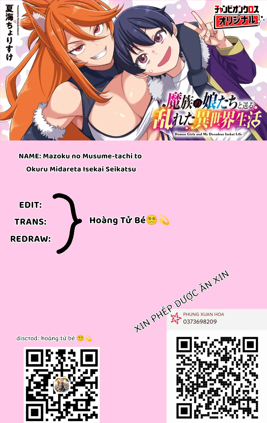 Mazoku No Musume-Tachi To Okuru Midareta Isekai Seikatsu Chapter 1 - Trang 32