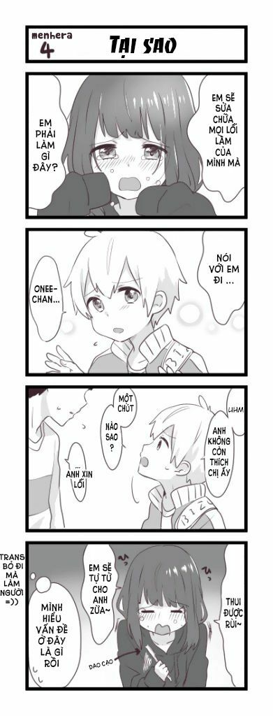 Menhera Shoujo Kurumi-Chan Chapter 3 - Trang 4