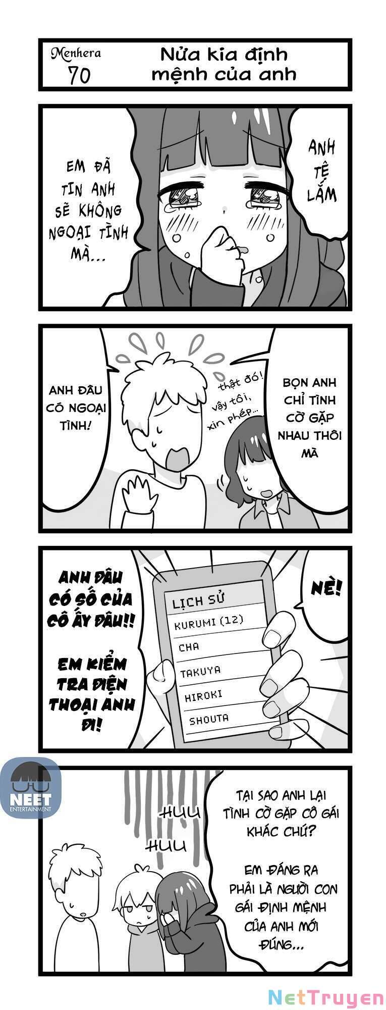 Menhera Shoujo Kurumi-Chan Chapter 70 - Trang 4