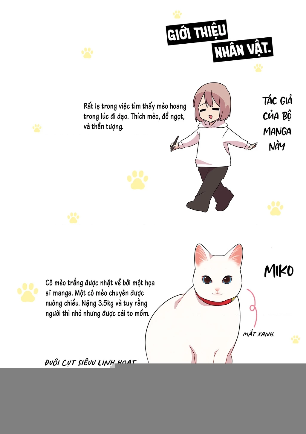 Miko, Cô Mèo Trắng Muốn Được Yêu Thương Chapter 0 - Trang 7