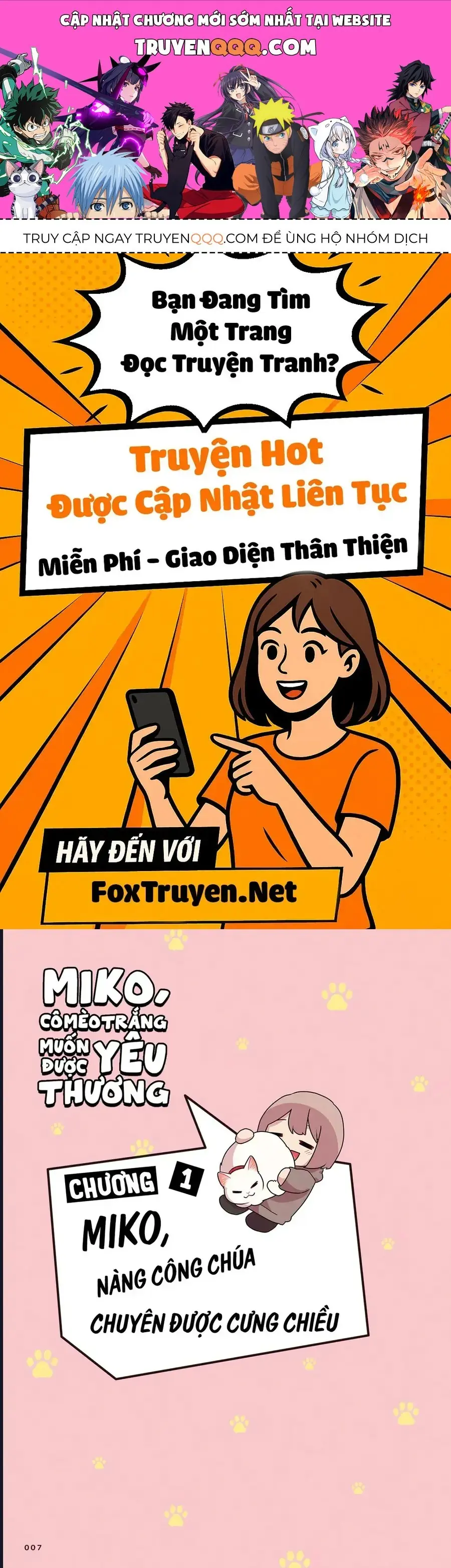 Miko, Cô Mèo Trắng Muốn Được Yêu Thương Chapter 2 - Trang 2