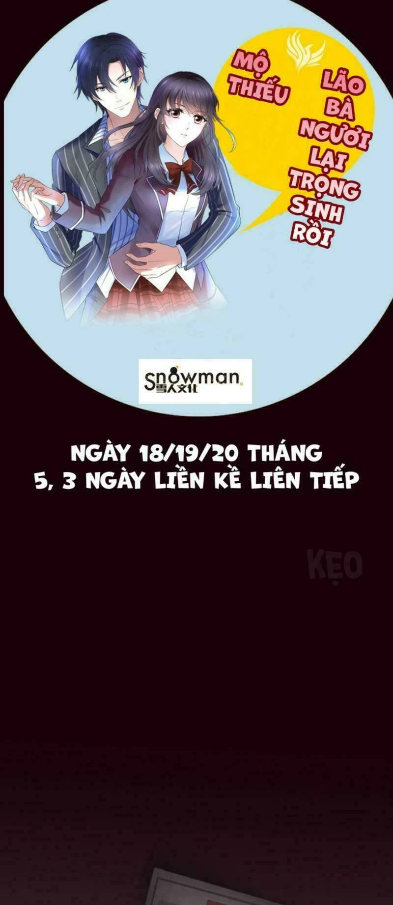Mộ Thiếu, Lão Bà Ngươi Trọng Sinh Lại Rồi! Chapter 1 - Trang 3