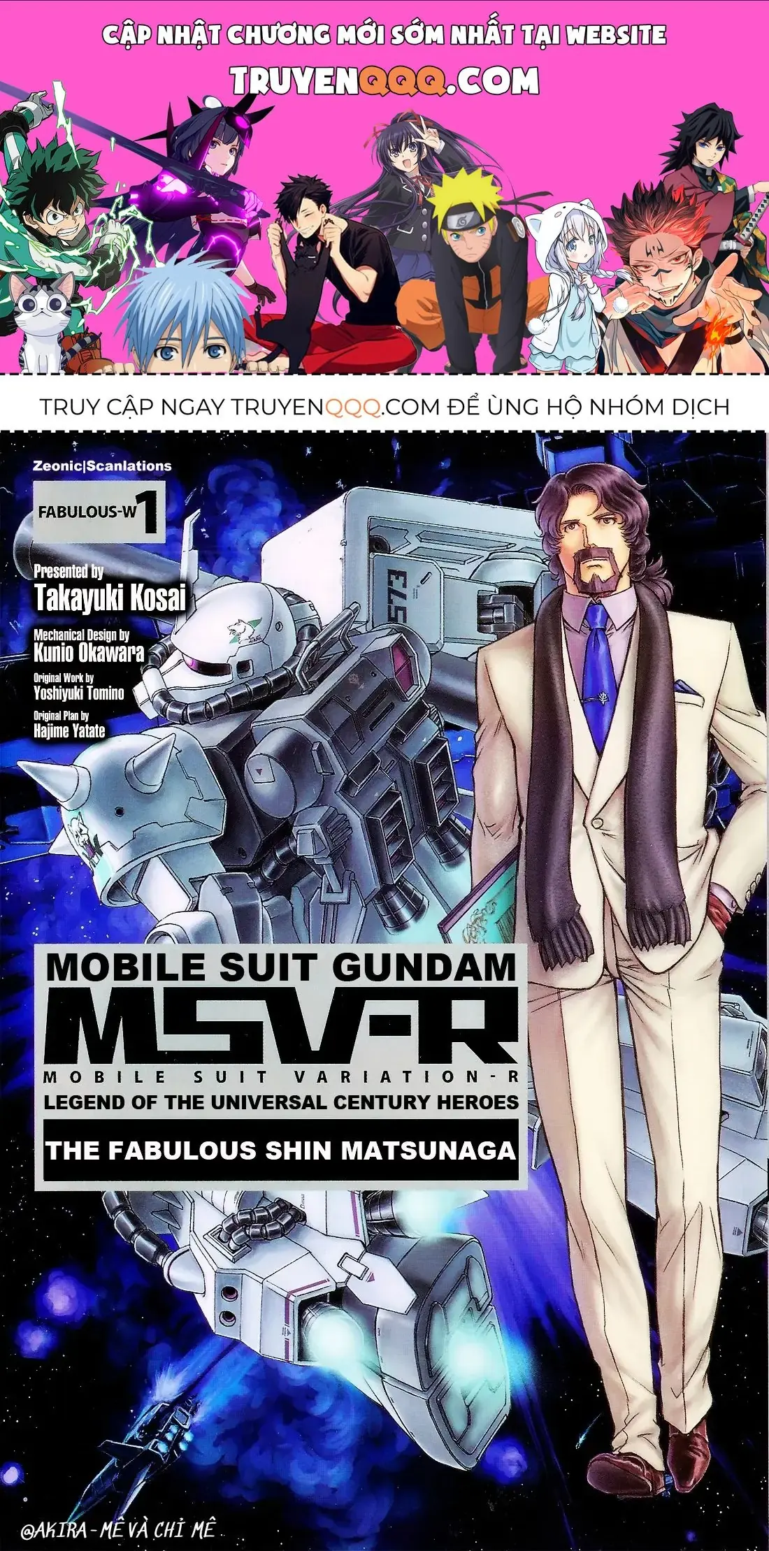 Mobile Suit Gundam Msv-R Legend Of The Universal Century Heroes: The Fabulous Shin Matsunaga Chapter 1 - Trang 2